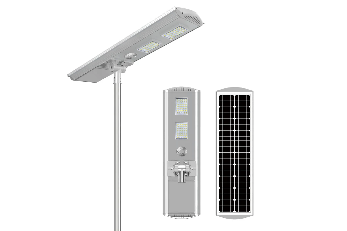 Integrated solar power street light Integrated solar power street light